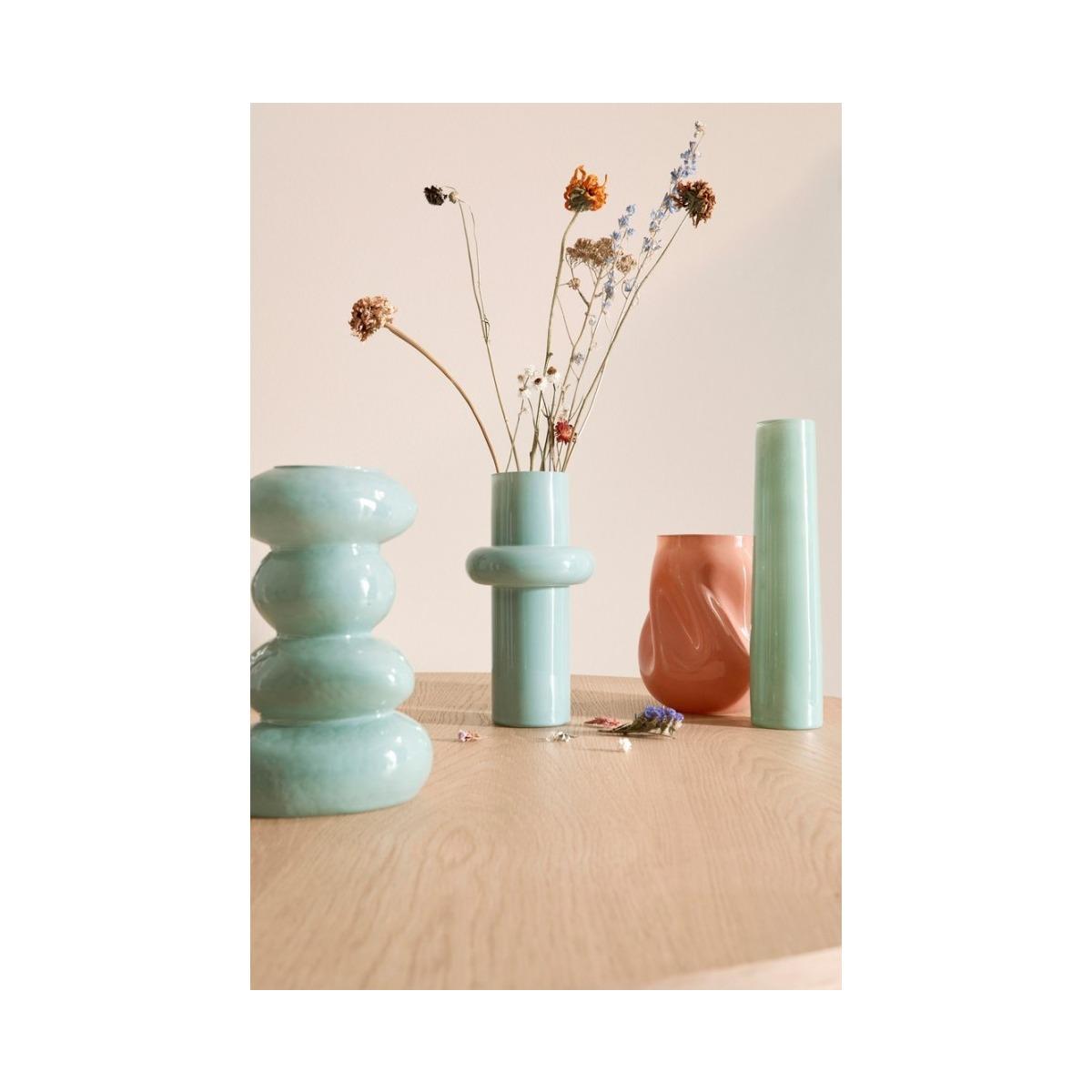 Vaso Kelsea Vetro Salmone cm.Ã?16x19H | Bizzotto