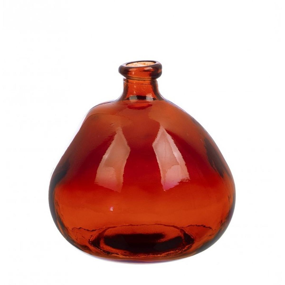 Vaso Loopy Vetro Rosso cm.H23 | Bizzotto