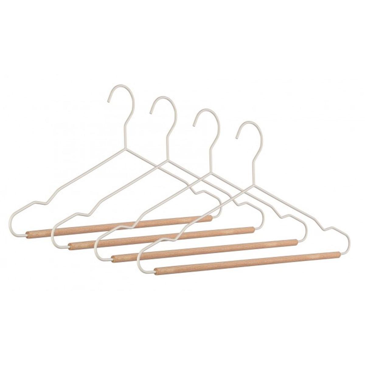 Stampella Set pz.4 con Barra Pastel Bianco | Bizzotto