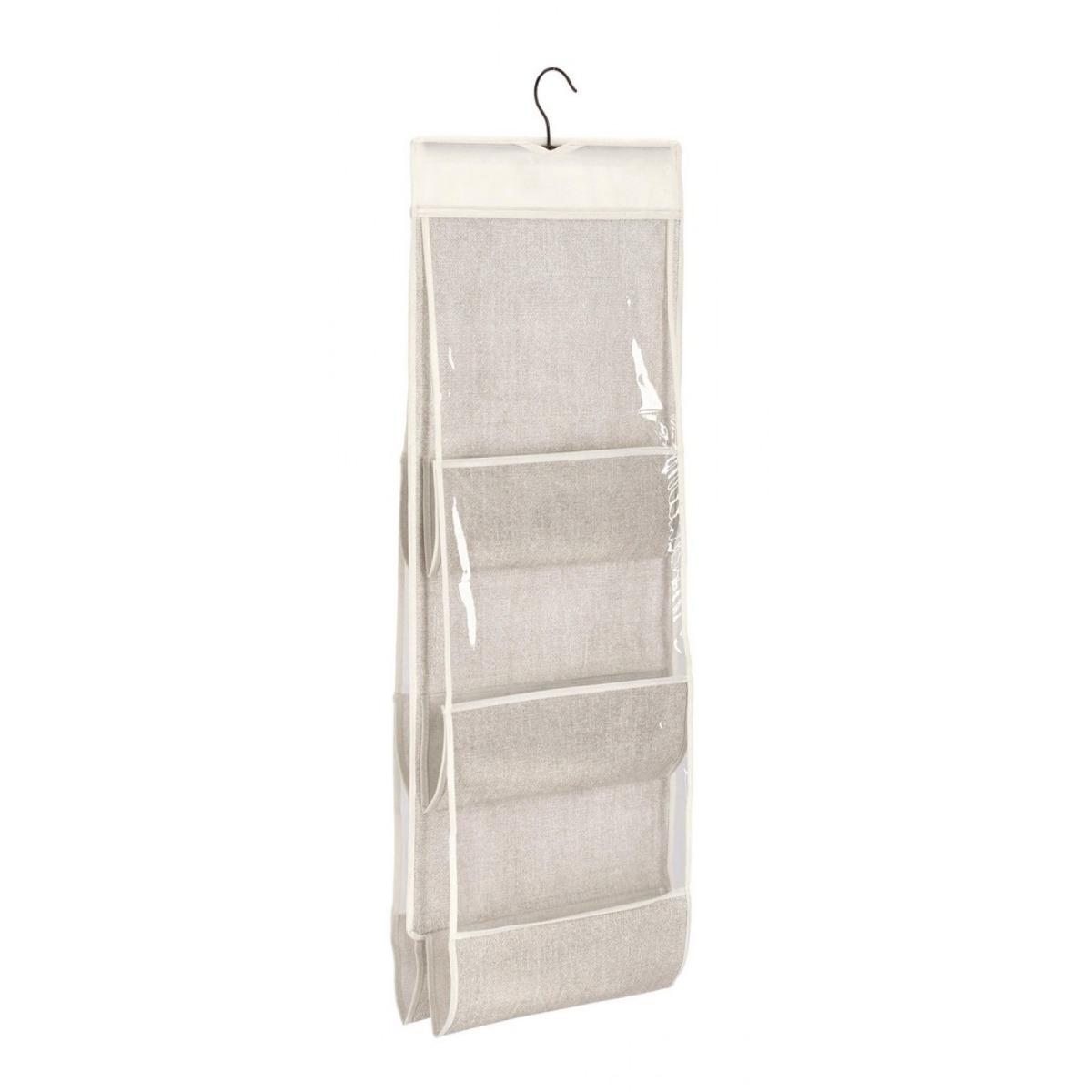 Porta Borse Tidy Beige Verticale 6P | Bizzotto