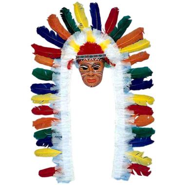 Amosfun Fascia Indiana Con Piume – Copricapo Piume Per Feste In Costume – Donna E Ragazza