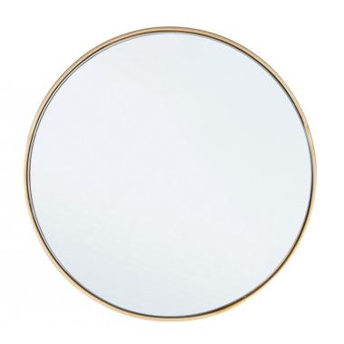 Specchio Con Cornice Nucleos Oro Cm.Ø40