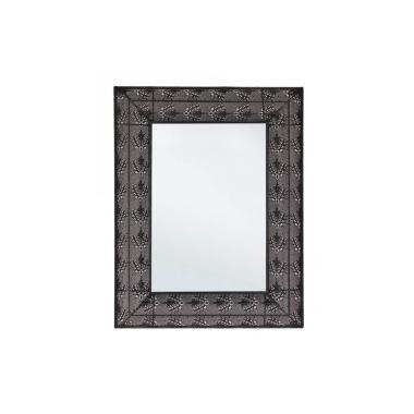 Specchio Con Cornice Larjam Nero Cm.70X90,5