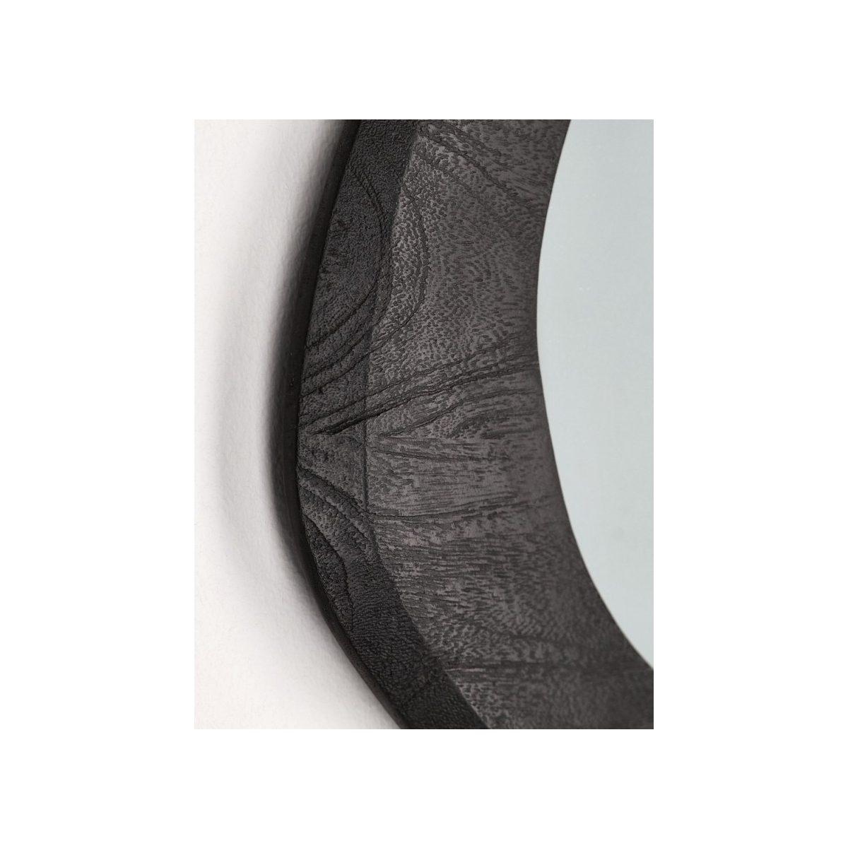 Specchio con Cornice Erin Nero cm.50x44 | Bizzotto