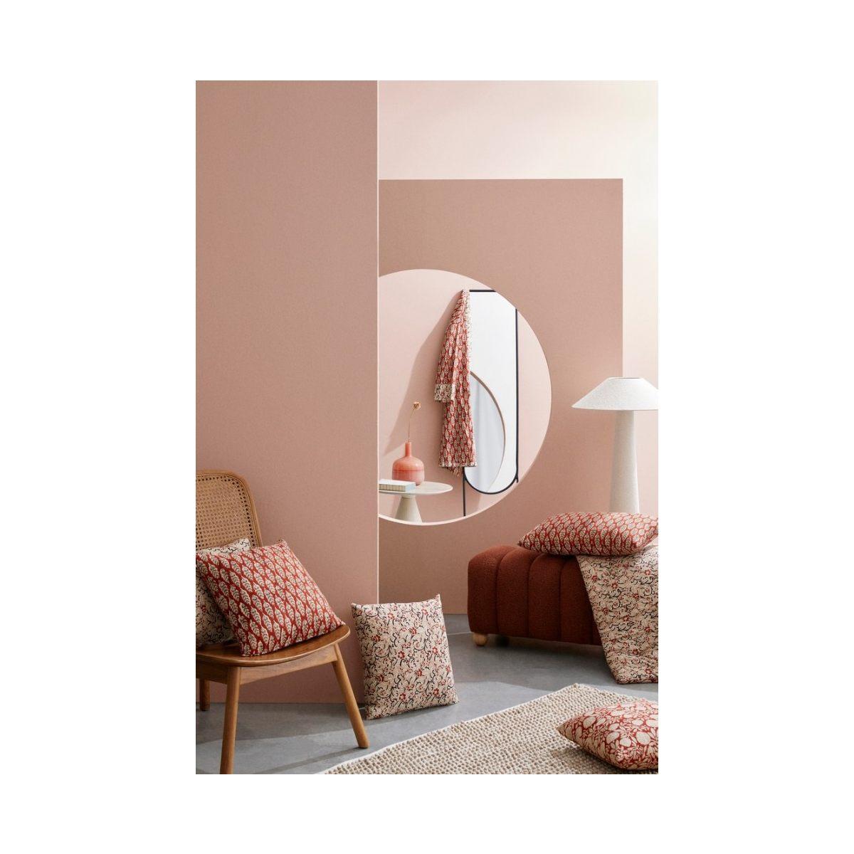 Cuscino Lorient Rosso con Foglia 40x60 | Bizzotto