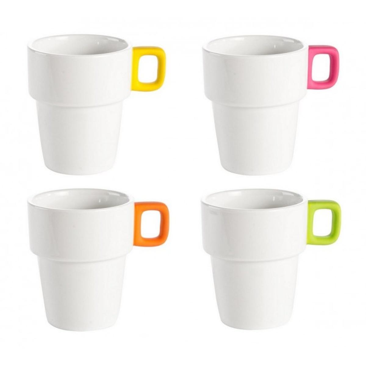 Tazza Mug Young Porc Assortito Set pz.4 | Bizzotto