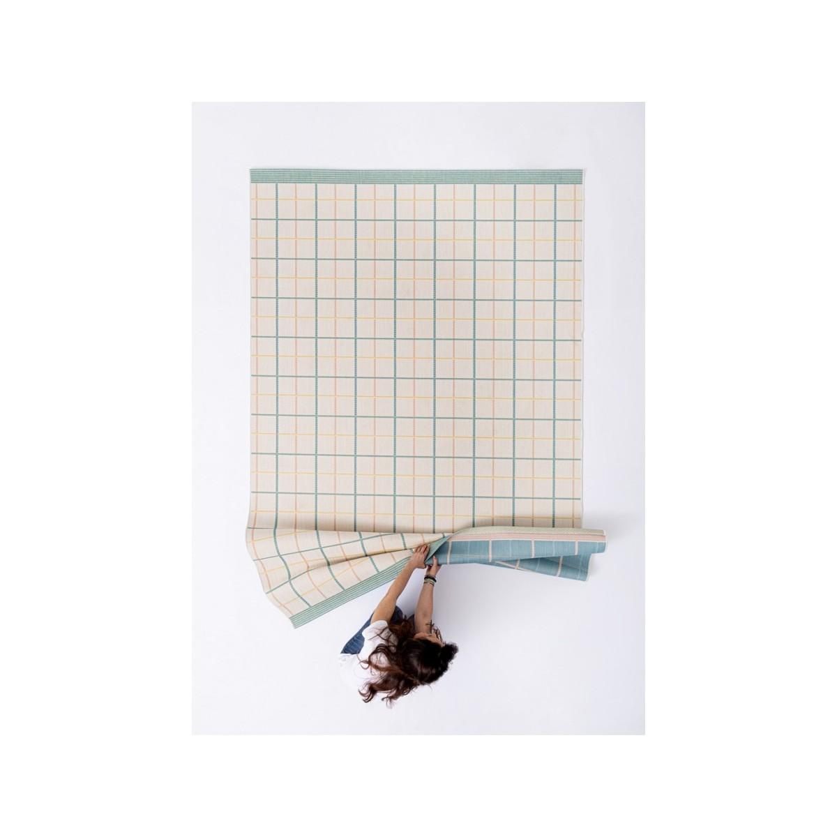 Tappeto Nour Verde Blu Giallo cm.200x290 | Bizzotto