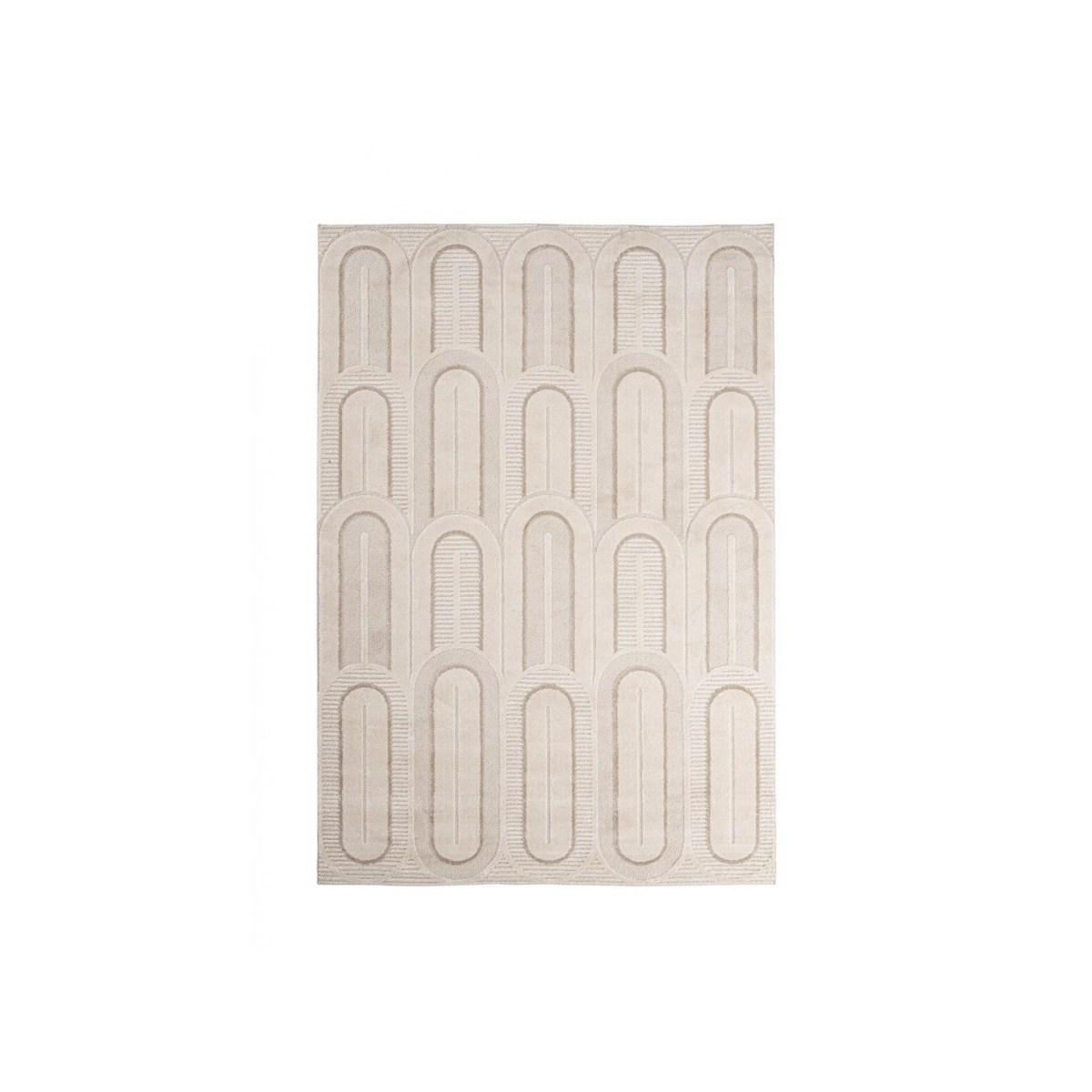 Tappeto Zina Crema Grigio cm.160x230 | Bizzotto