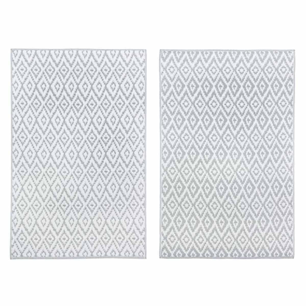 Tappeto Rombo Grig-Bia cm.120x180 | Bizzotto