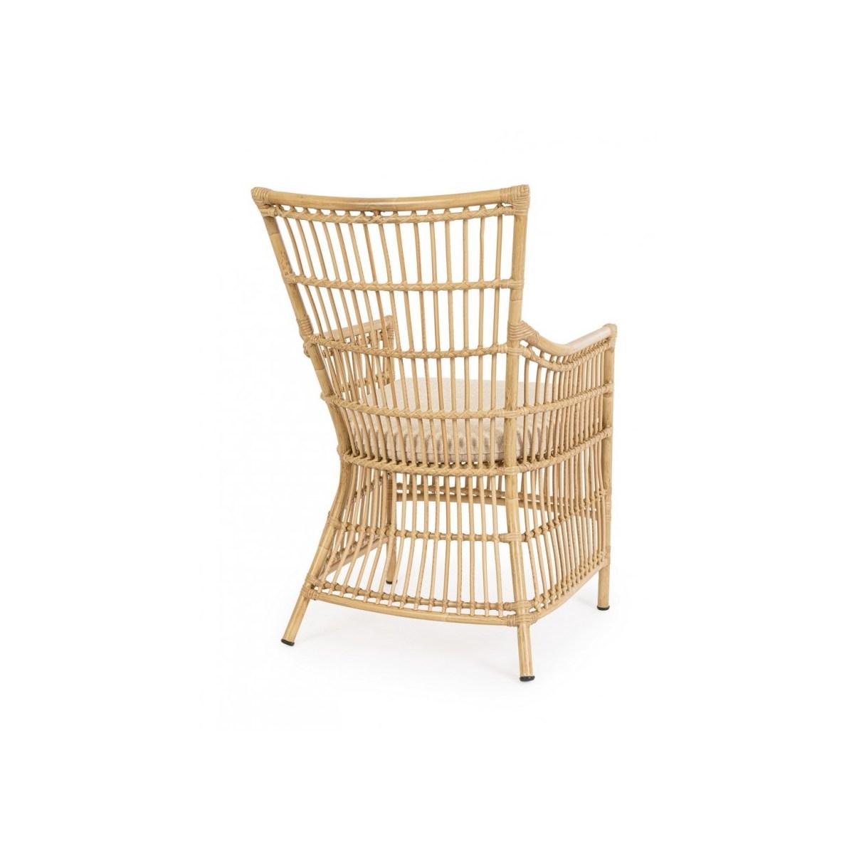 Sedia con Braccioli E Cuscino Adelma | Bizzotto