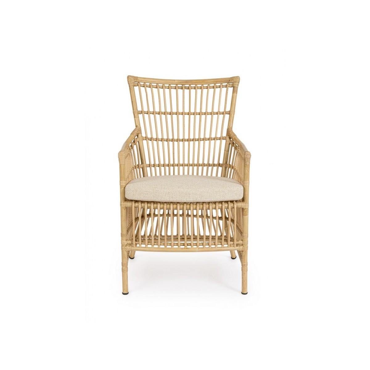 Sedia con Braccioli E Cuscino Adelma | Bizzotto