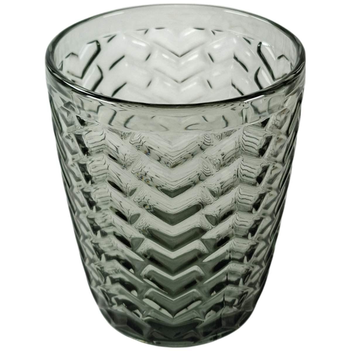 Bicchiere Vetro Singolo Acqua Bali Grigio ml.270