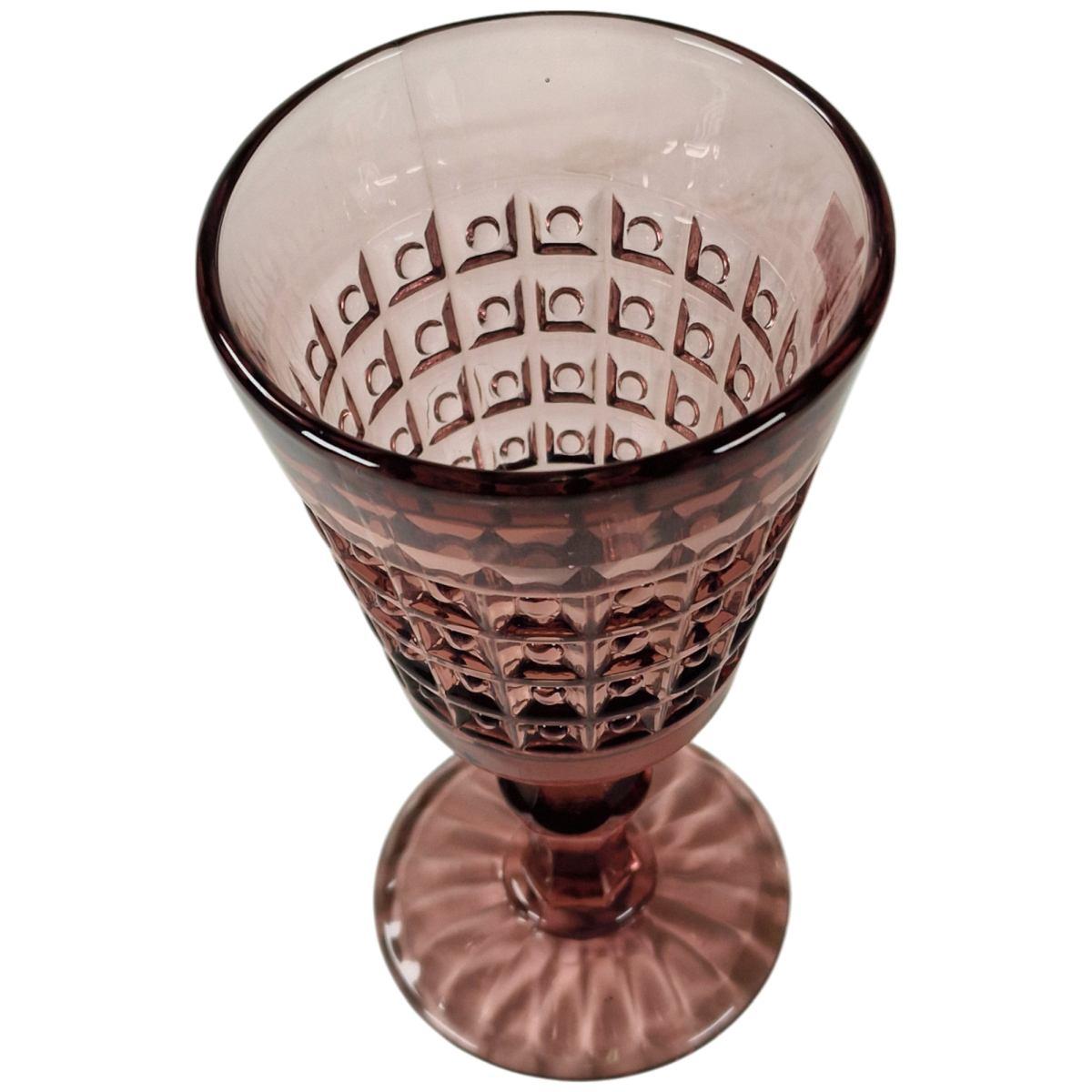 Bicchiere Vetro Singolo Calice Windsor Rosa ml.240 | Allreds