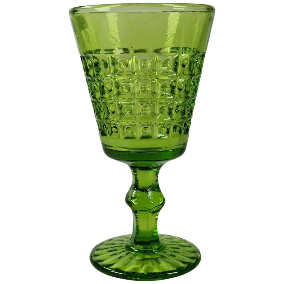 Bicchiere Vetro Singolo Calice Windsor Verde ml.240 | Allreds