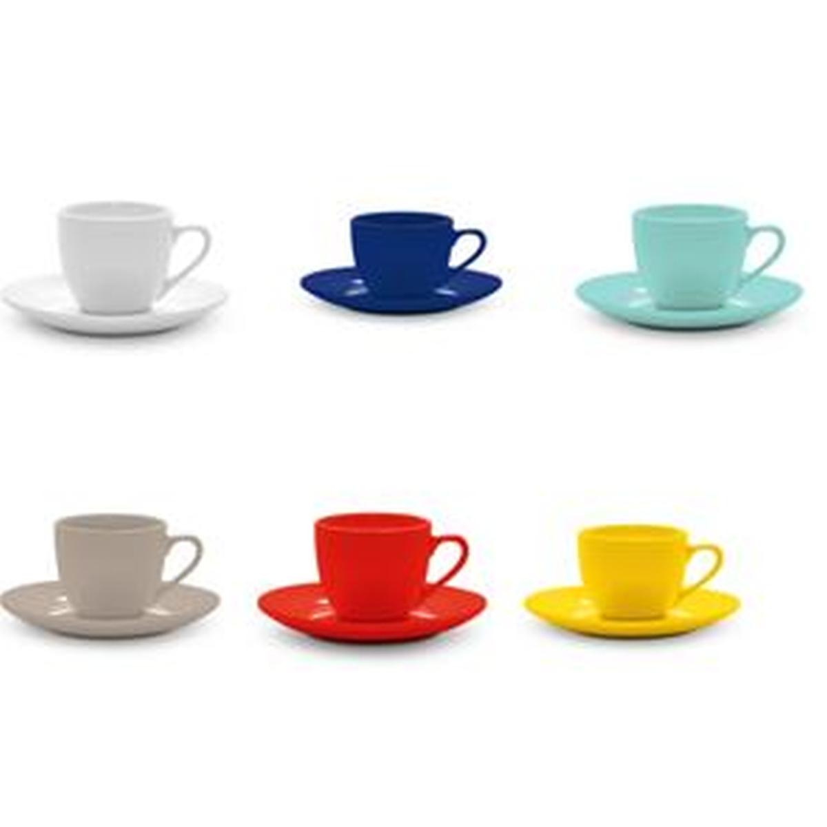 Tazzine Caffè Set pz.6 Porcellana Kaleidos Color | Allreds