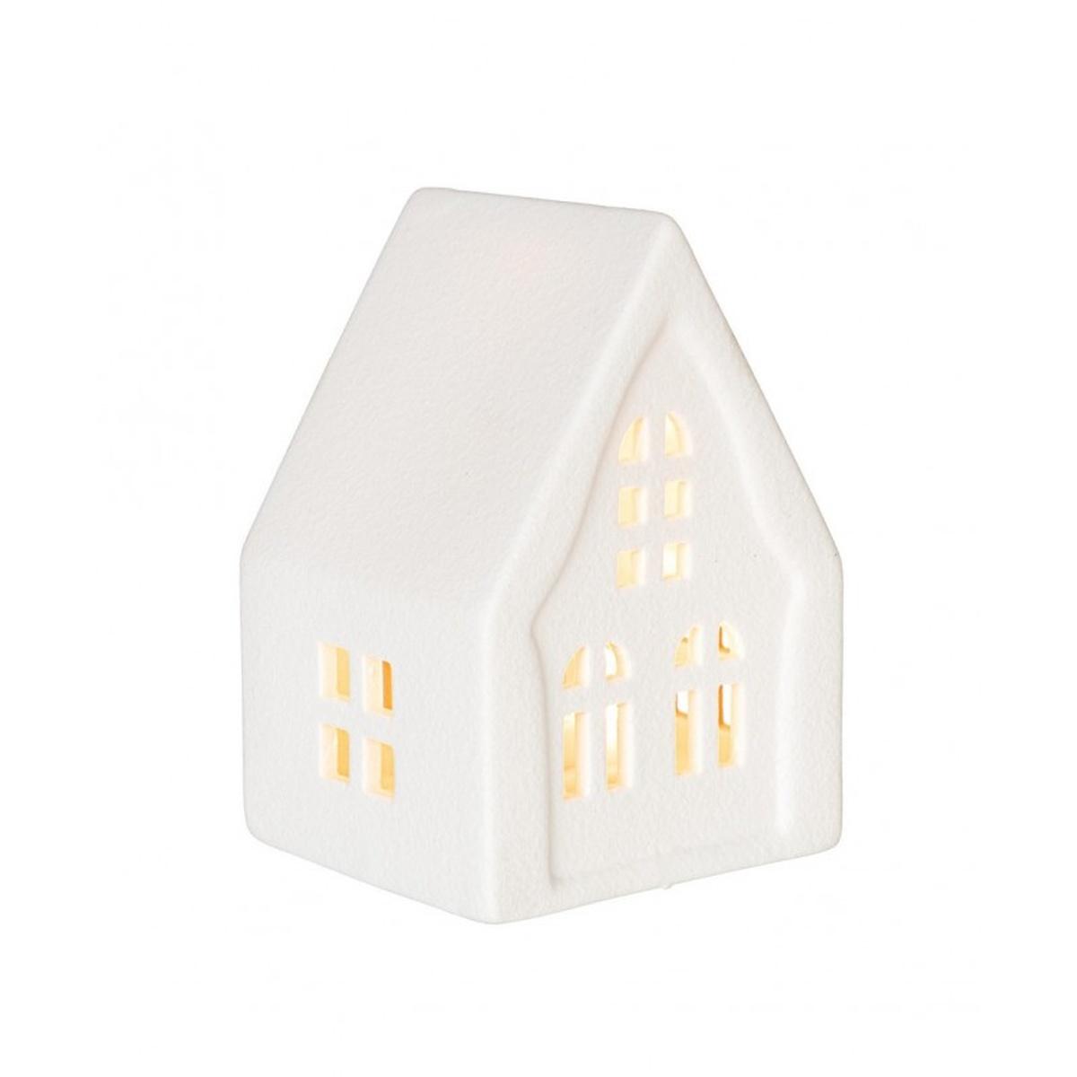 Casetta con LED Dickens Art Bianco | Bizzotto