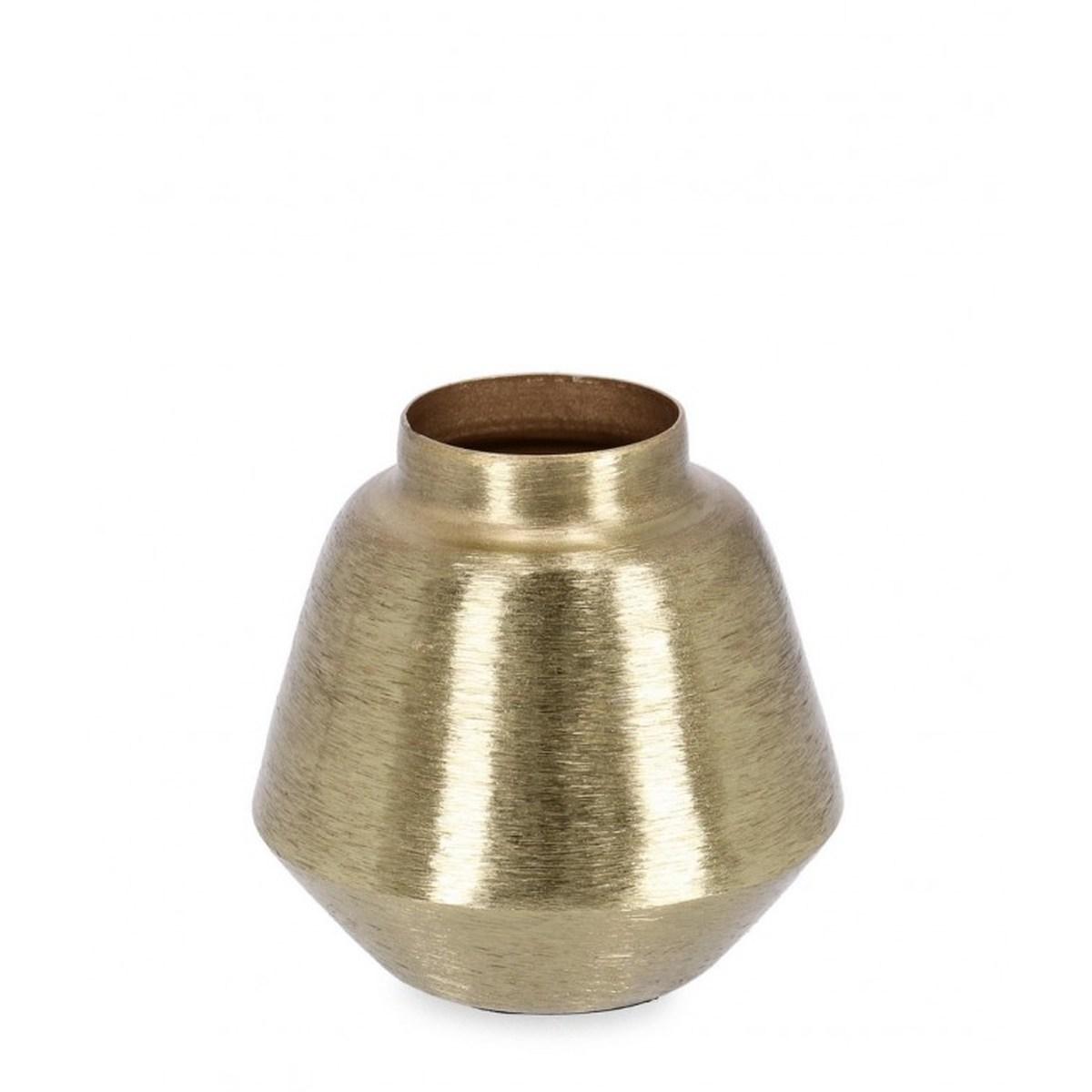 Vaso a Bottiglia Decorativa Saad Oro cm.H8 | Bizzotto