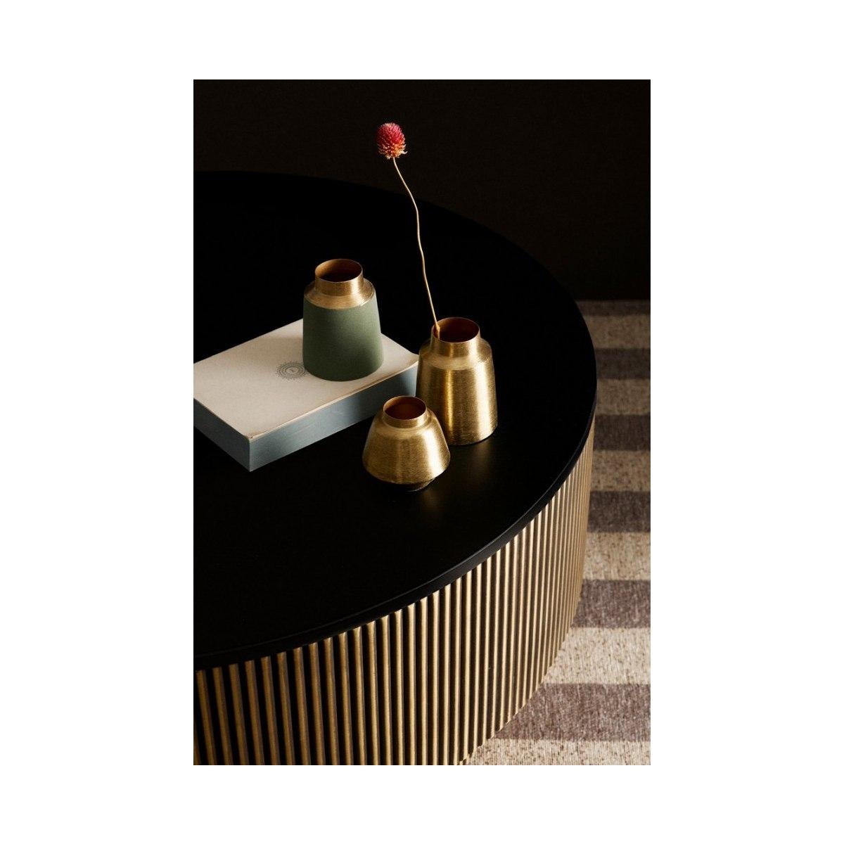 Vaso a Bottiglia Decorativa Saad Oro cm.H8 | Bizzotto