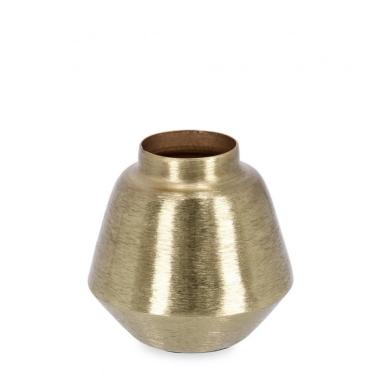 Vaso a Bottiglia Decorativa Saad Oro cm.H8 | Bizzotto