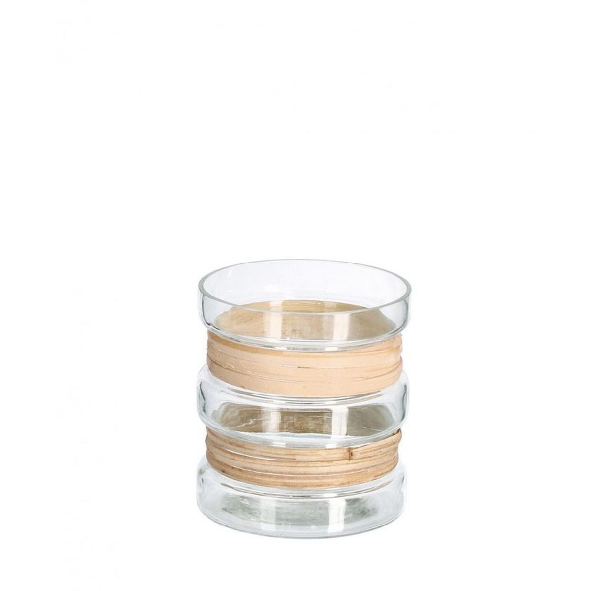 Vaso Zhob Vetro Naturale cm.H9 | Bizzotto