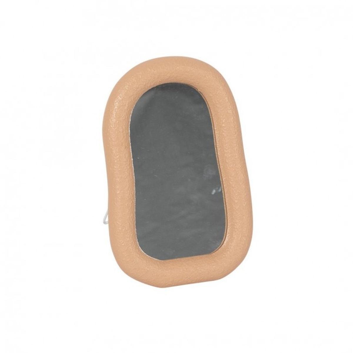 Specchio con Cornice Creamy Argilla cm.17x26H | Bizzotto