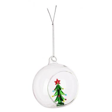 Sfera Aperta Vetro Yule xmas Tree cm.Ã?80 | Bizzotto