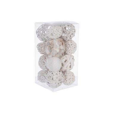 Confezione Decorazioni Sana Bianco Assortito | Bizzotto