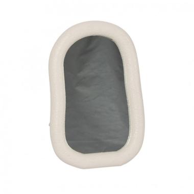 Specchio con Cornice Creamy Bianco cm.20x30H | Bizzotto