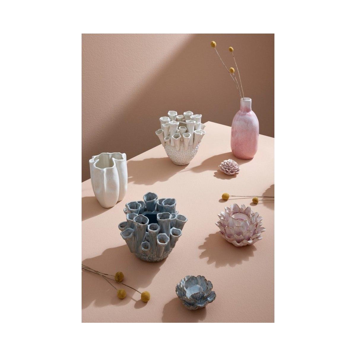 Portacandela 1P Iku Azzurro cm.Ã?10 | Bizzotto