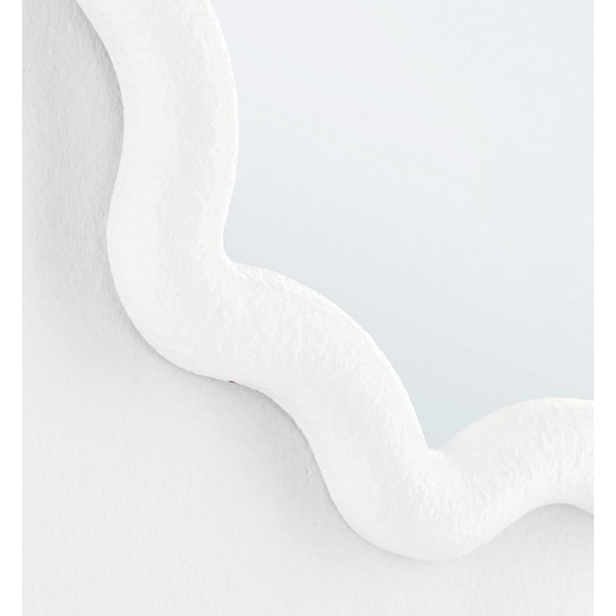 Specchio con Cornice Creamy To Bianco cm.Ã?32 | Bizzotto