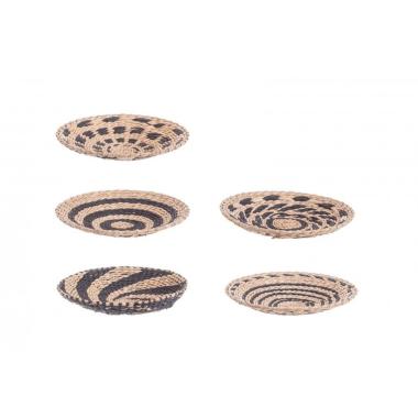 Vassoio Islas To Nero Assortito 5 Modelli cm.Ã?30 | Bizzotto