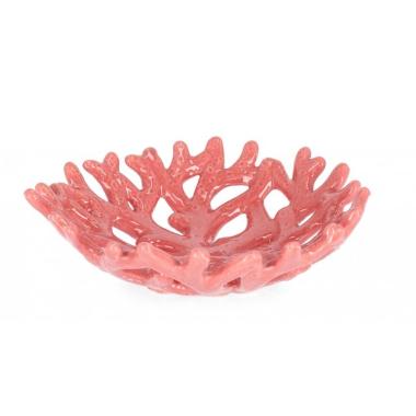 Ciotola Decor Favignana Porc Corallo cm.Ã?19 | Bizzotto
