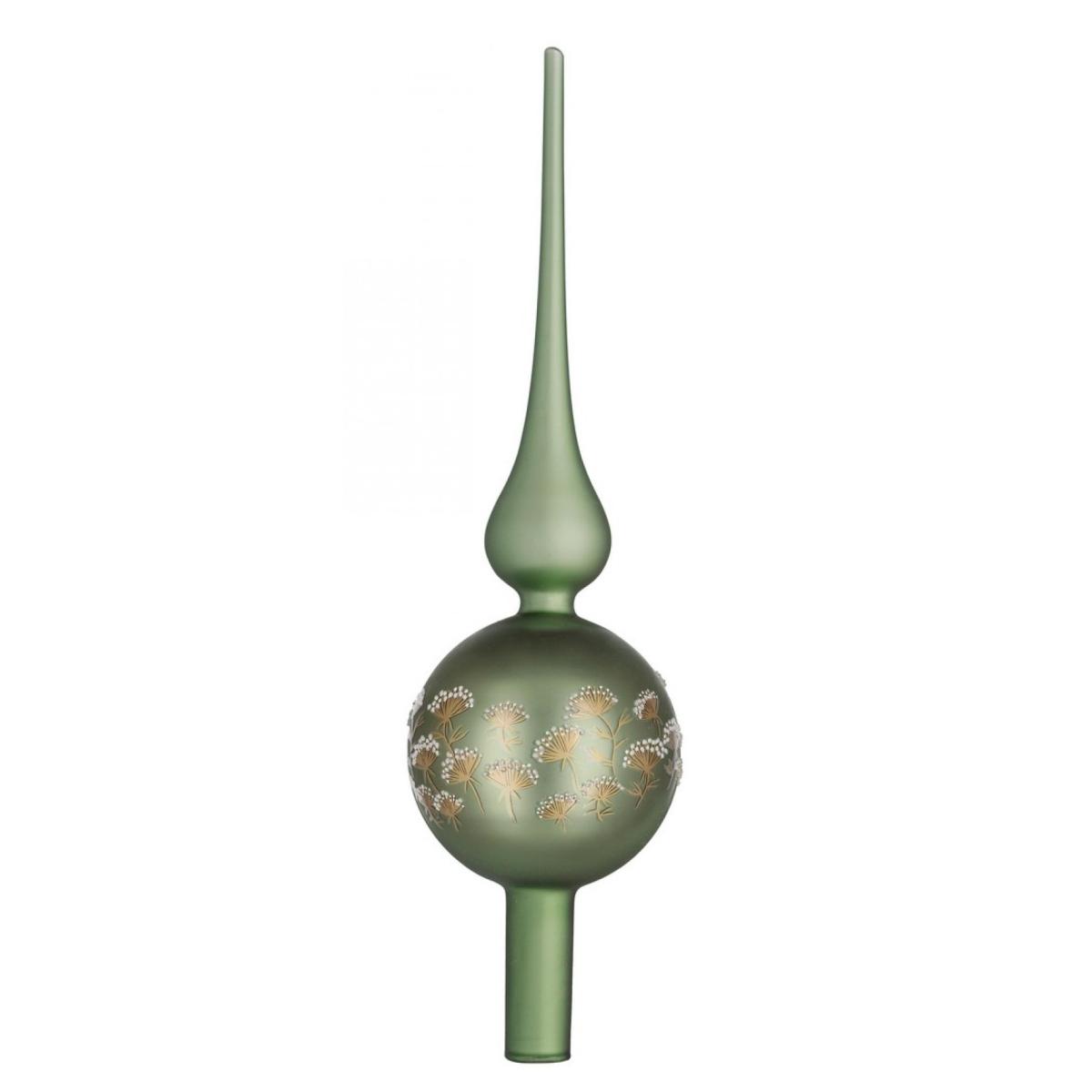 Puntale Vetro Achillea Verde Rv cm.Ã?30 | Bizzotto