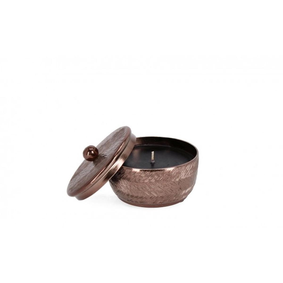 Candela con Coperchio Clamp Bronzo cm.Ã?11 | Bizzotto