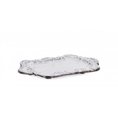 Vassoio Dec Hikari Antique Whi cm.18,5x12,5 | Bizzotto