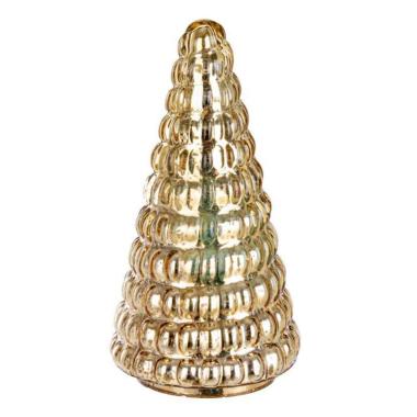 Albero Natale Vetro Oro Miele cm.20,5 | Bizzotto