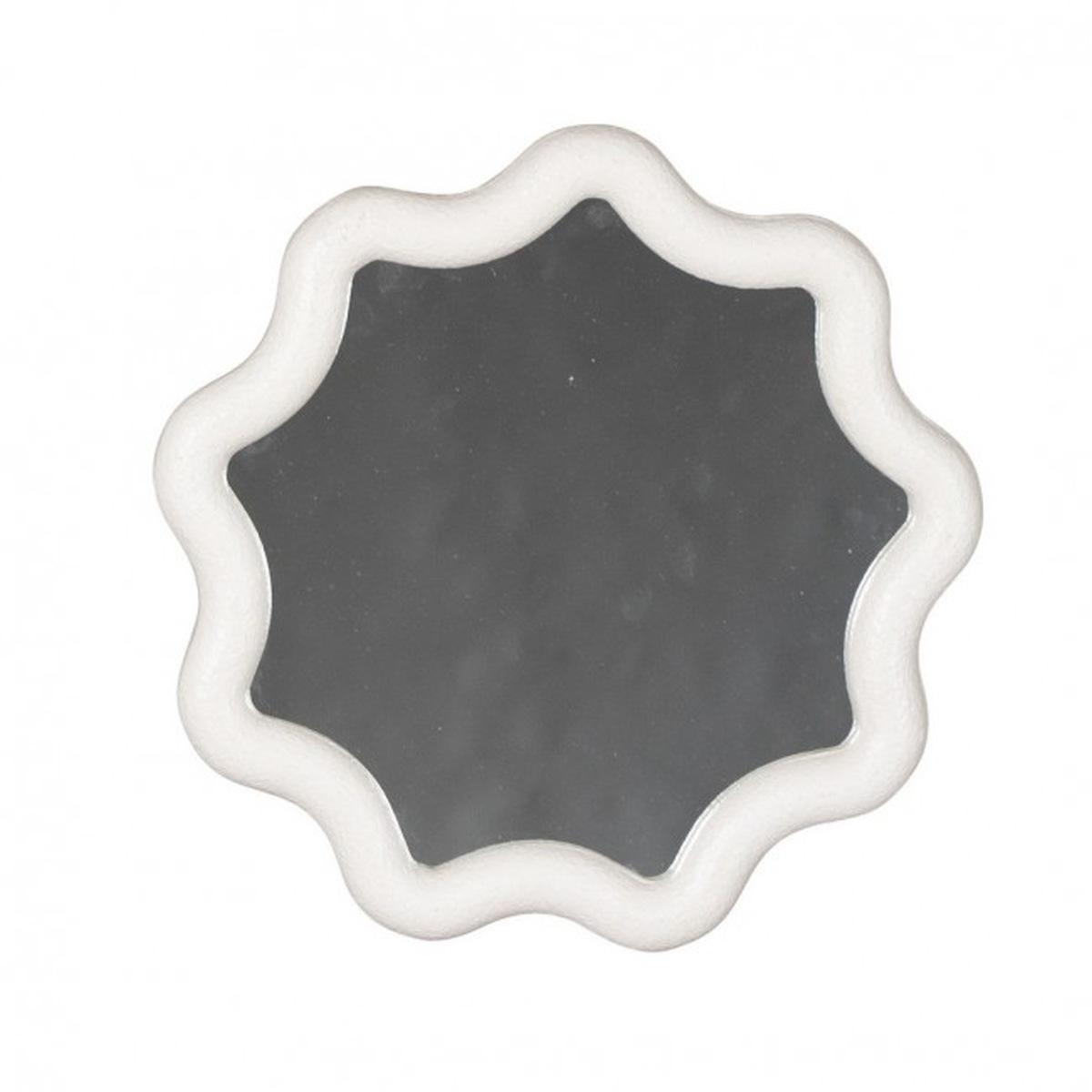 Specchio con Cornice Creamy To Bianco cm.Ã?36 | Bizzotto