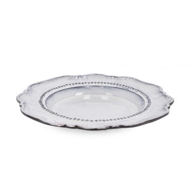 Piatto Decorativo Hikari Antiq White cm.Ã?19 | Bizzotto