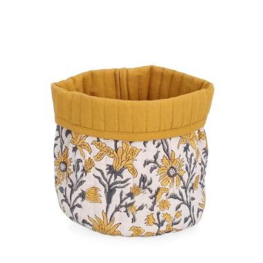 Portaoggetti Gabrielle Giallo cm.Ã?17x18H | Bizzotto