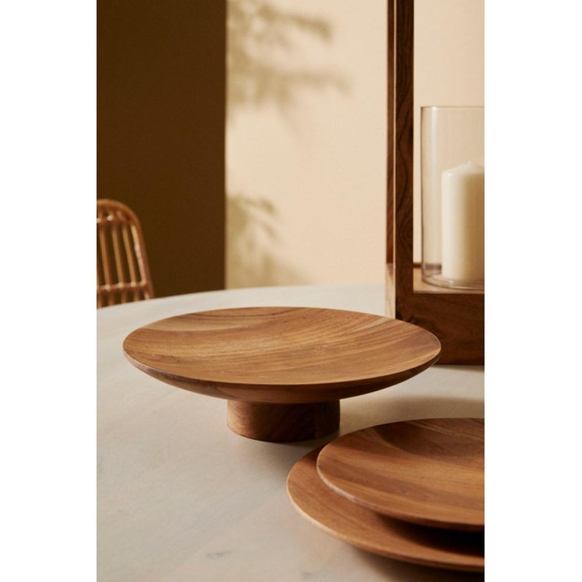 Piatto Decorativo Aimi Legno Natural cm.Ã?23 | Bizzotto