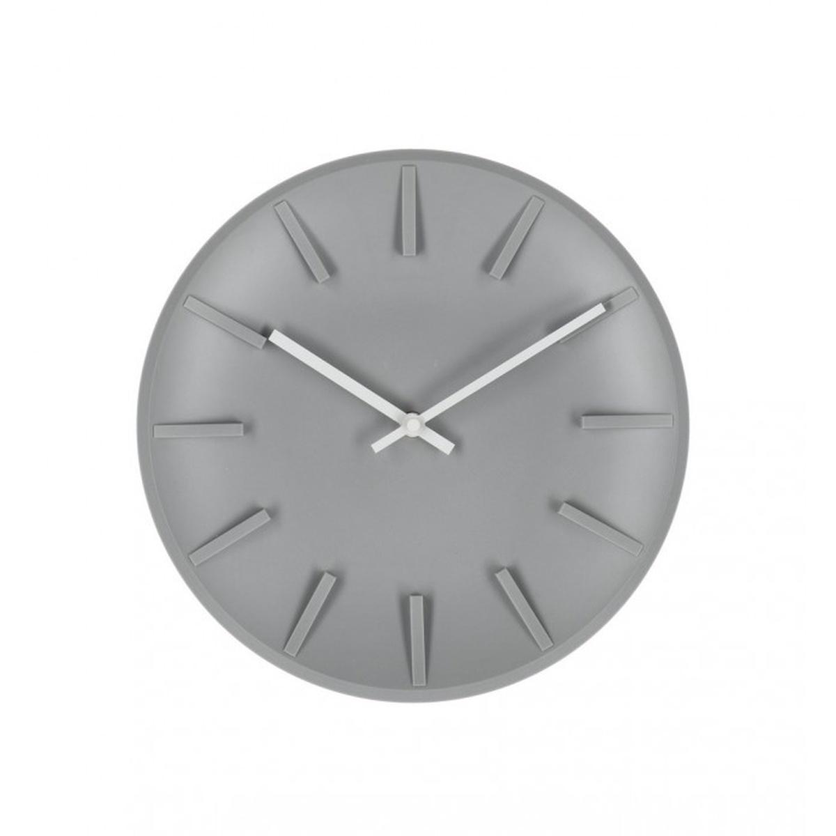 Orologio Parete Hervar Grigio cm.Ã?30 | Bizzotto