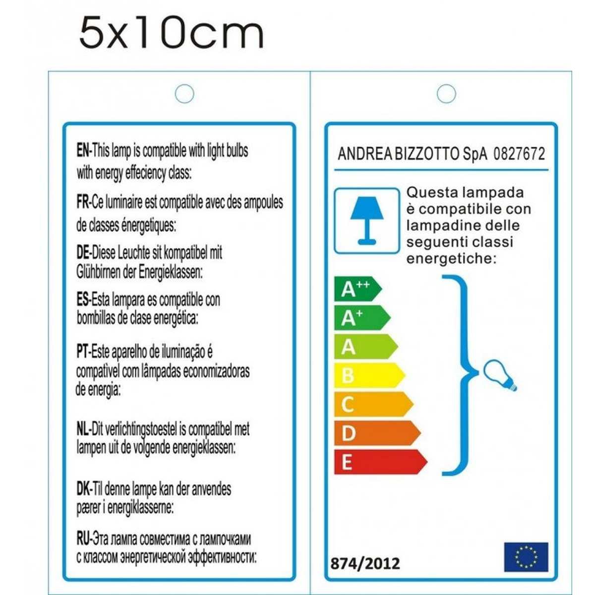 Lampadario Filo Elettrico E27 Nero | Bizzotto