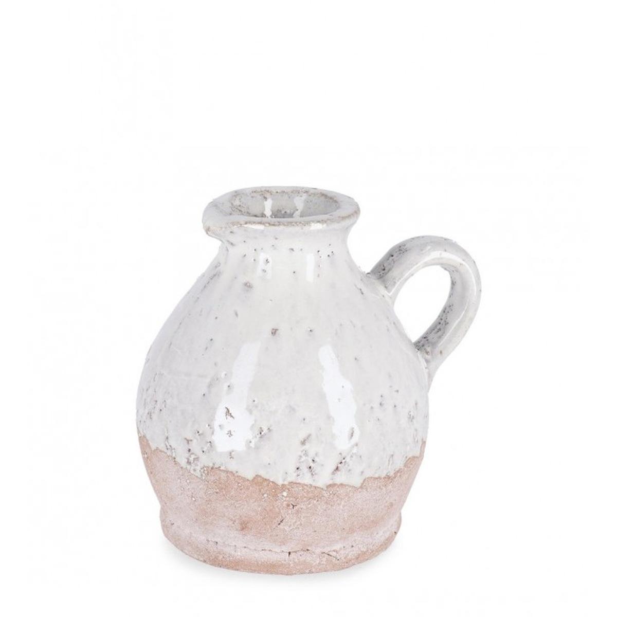 Vaso Orfeo Brocca Bianco cm.H16 | Bizzotto