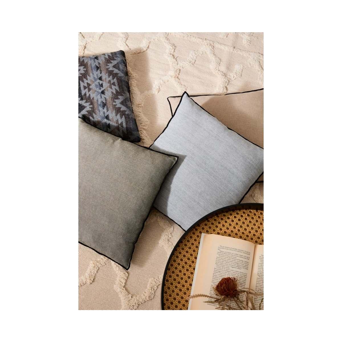 Cuscino Inez Grigio Chiaro 43x43 | Bizzotto