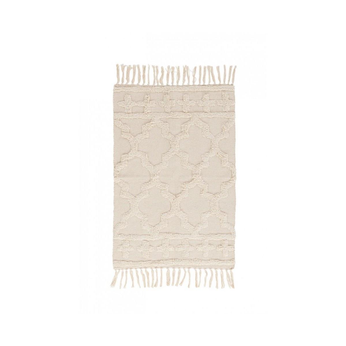 Tappeto Namiko Rettangolare Avorio con Fra cm.60x90 | Bizzotto