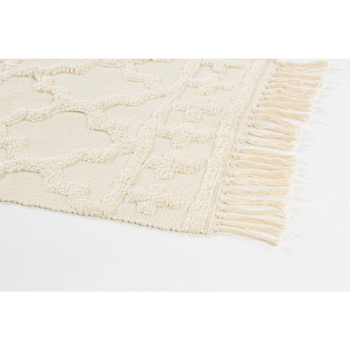 Tappeto Namiko Rettangolare Avorio con Fra cm.60x90 | Bizzotto