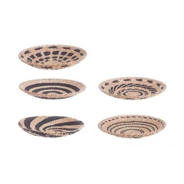 Vassoio Islas To Nero Assortito 5 Modelli cm.Ã?40 | Bizzotto