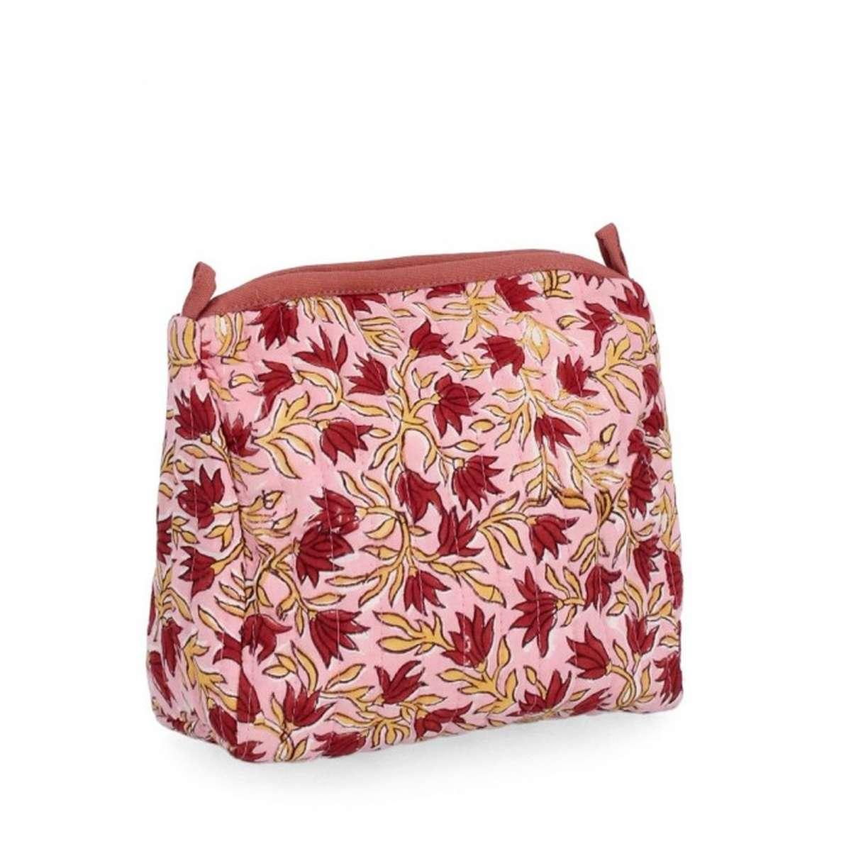 Beautycase Clothilde Rettangolare Rosa 21x17 | Bizzotto