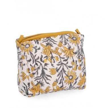 Beautycase Gabrielle Rettangolare Giallo 21x17 | Bizzotto