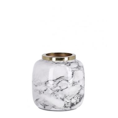 Portavaso Marsha Bianco cm.H13 | Bizzotto